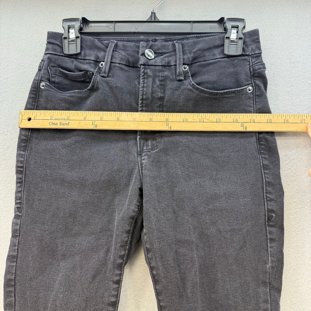 Good American Jeans Women's 4/27 Black Good Legs Skinny Preppy Normcore - Picture 9 of 12